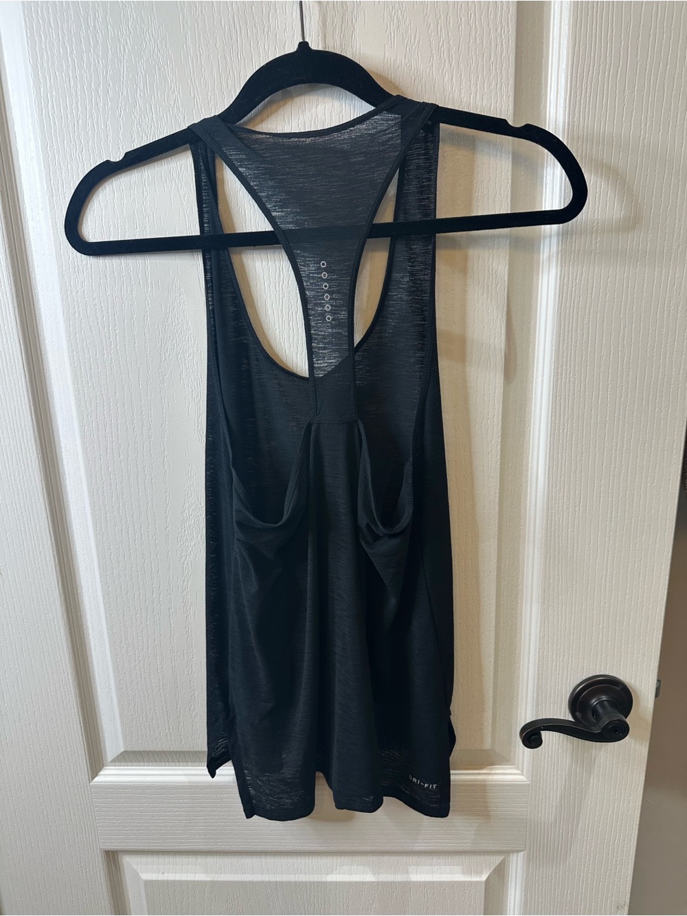 Nike Black Racerback Athletic Tank Top - Picture 3 of 4